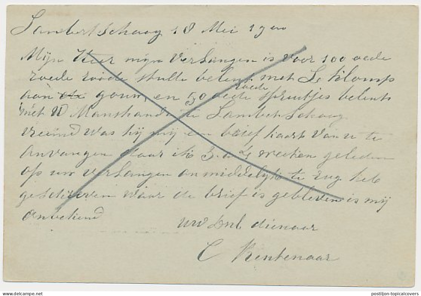 Kleinrondstempel Abbekerk 1900 - Unclassified