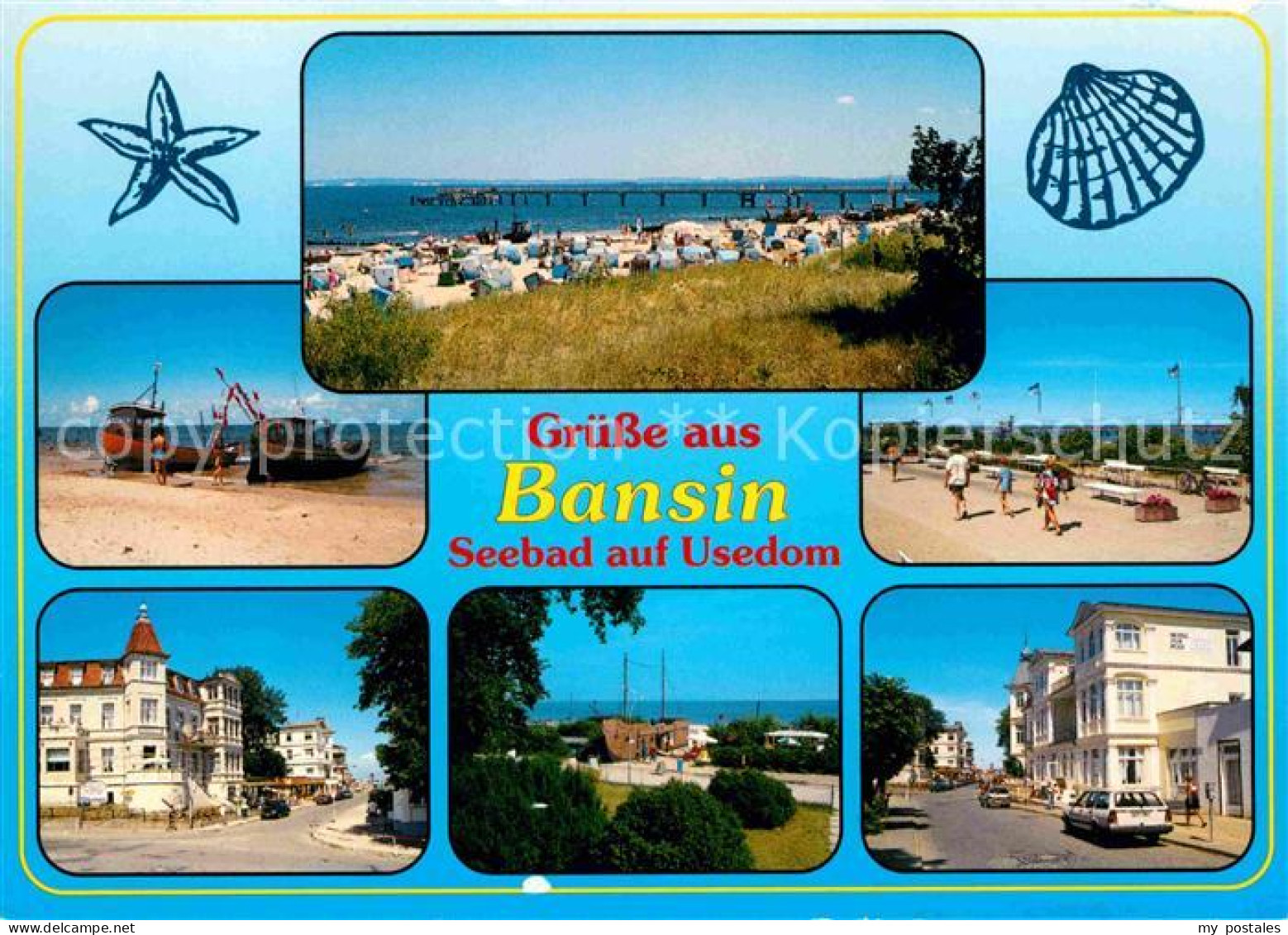 72713065 Bansin Ostseebad Strand Seebruecke Ortspartien Heringsdorf - Other & Unclassified