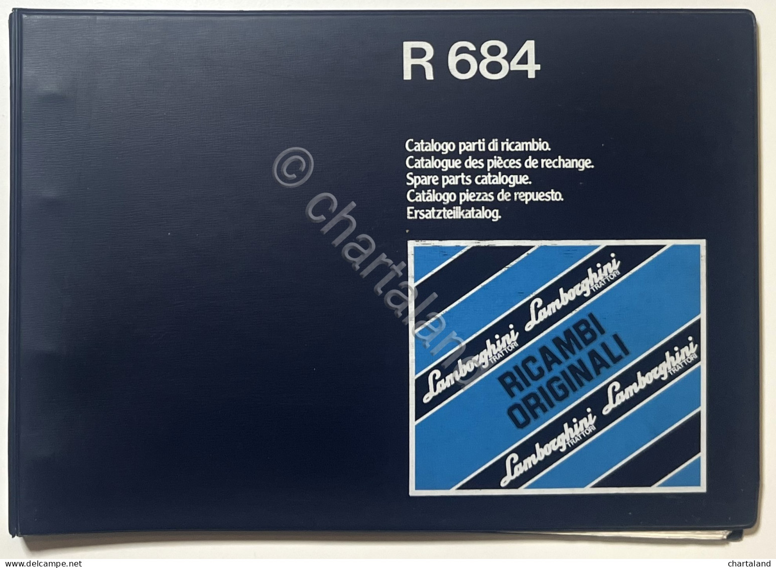 Catalogo Parti Di Ricambi Originali Lamborghini - R 684 - Ed. 1983 - Otros & Sin Clasificación