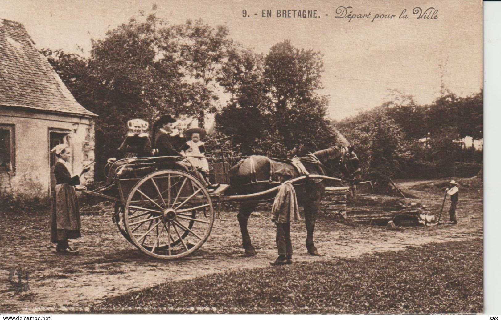 2420-325  Bretagne Attelage Campagnard  Retrait Le 01-06 - Zu Identifizieren