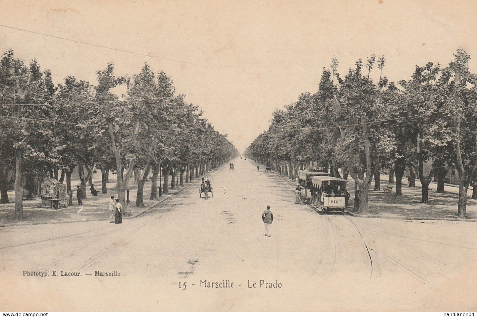 CPA - 13 - Marseille - Le Prado - Lacour -  N°15 - Joliette, Zone Portuaire