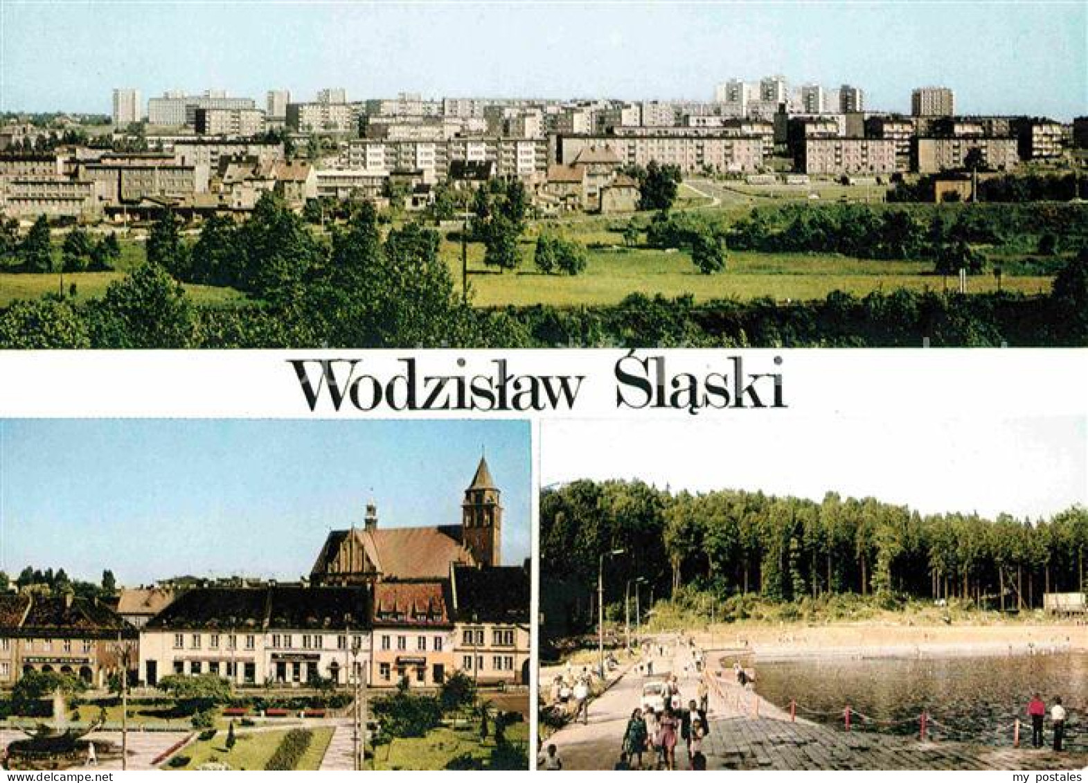 72712931 Wodzislaw Slaski Neubuagebiet See  Wodzislaw Slaski - Polonia