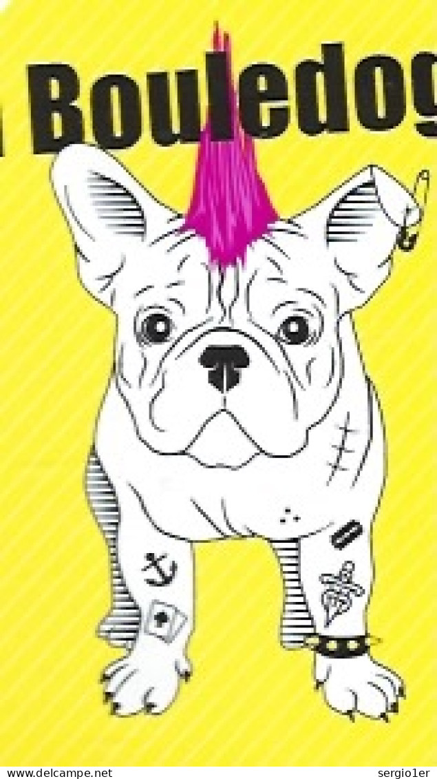 étiquette Bière France: Biere Artisanale La Bouledogue  Punk A Chien 4,5% 75 Cl Brasserie La Bouledogue Villebon Sur Yve - Bier