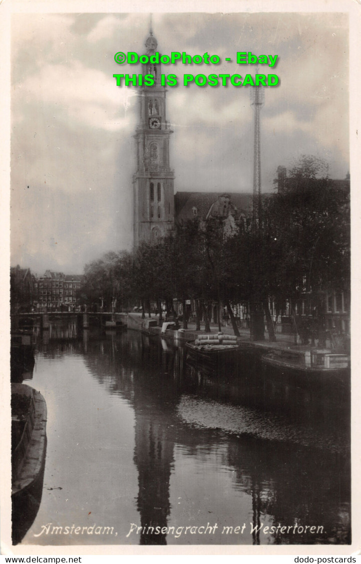 R421234 Amsterdam. Prinsengracht Met Westertoren. Amerongen - World