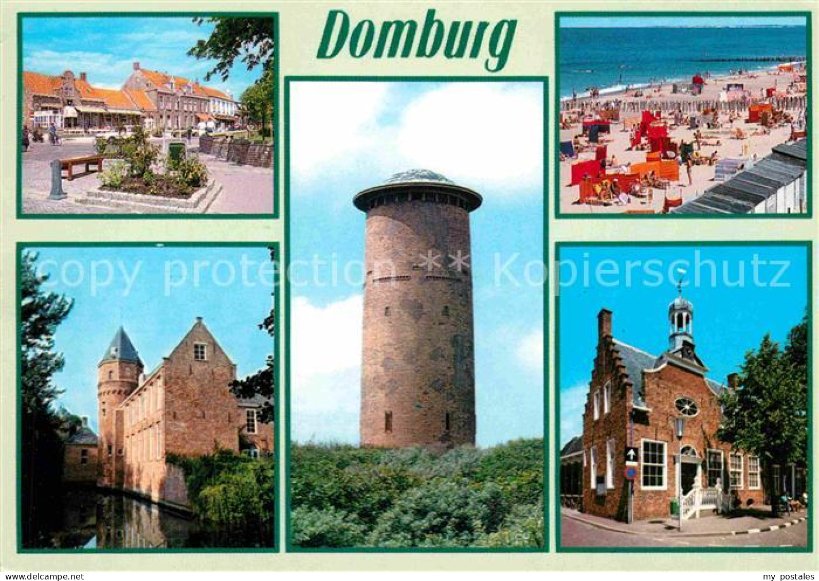 72712917 Domburg Strand Ortspartien Turm Domburg - Other & Unclassified