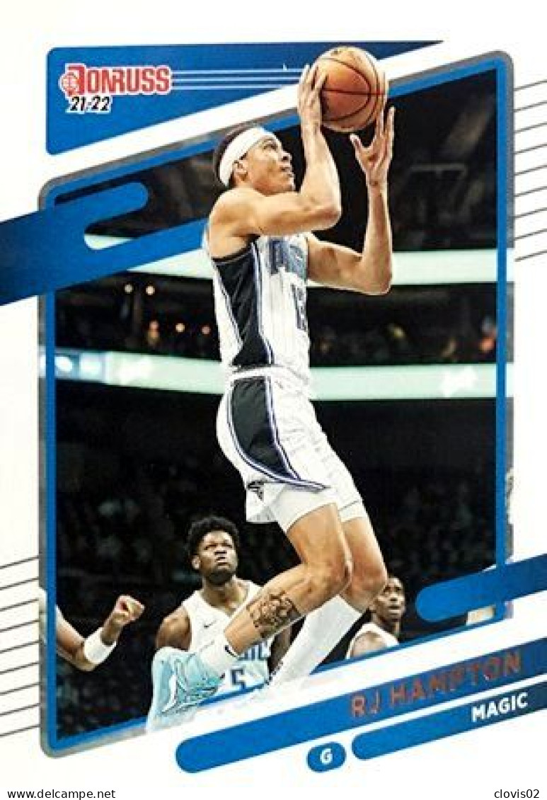 185 RJ Hampton - Orlando Magic - Carte Panini NBA Donruss 2021-2022 - Sonstige & Ohne Zuordnung