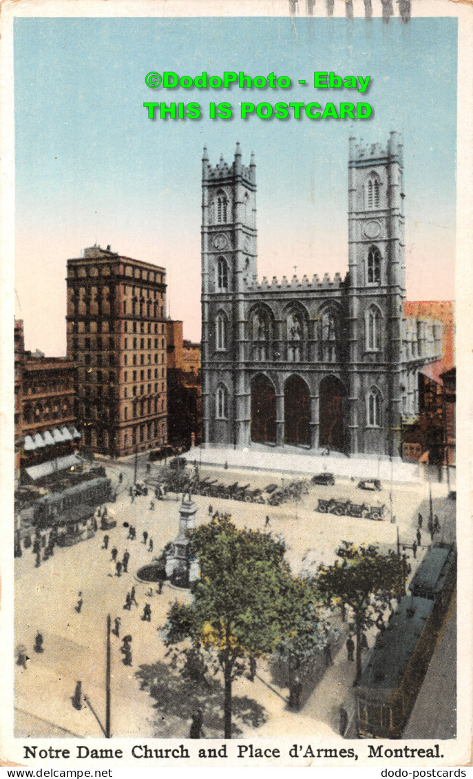 R420575 Montreal. Notre Dame Church And Place D Armes. International Fine Art. 1 - World