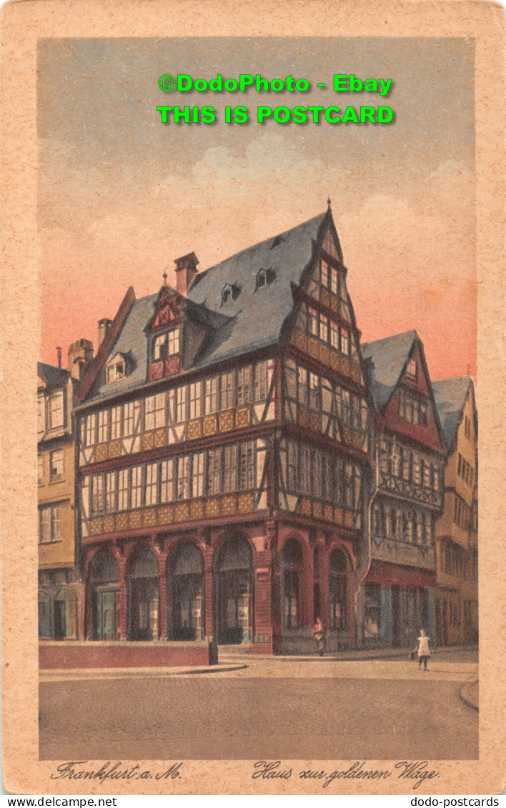 R420576 Frankfurt A. M. Haus Zur Goldenen Wage. Heinrich Nord. No. 27. RP - World