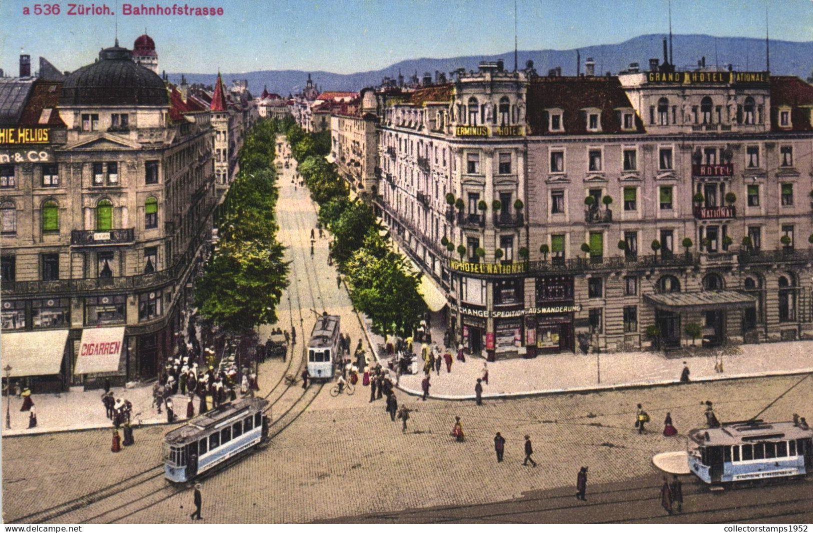 ZURICH, ARCHITECTURE, TRAM, SWITZERLAND, POSTCARD - Zürich