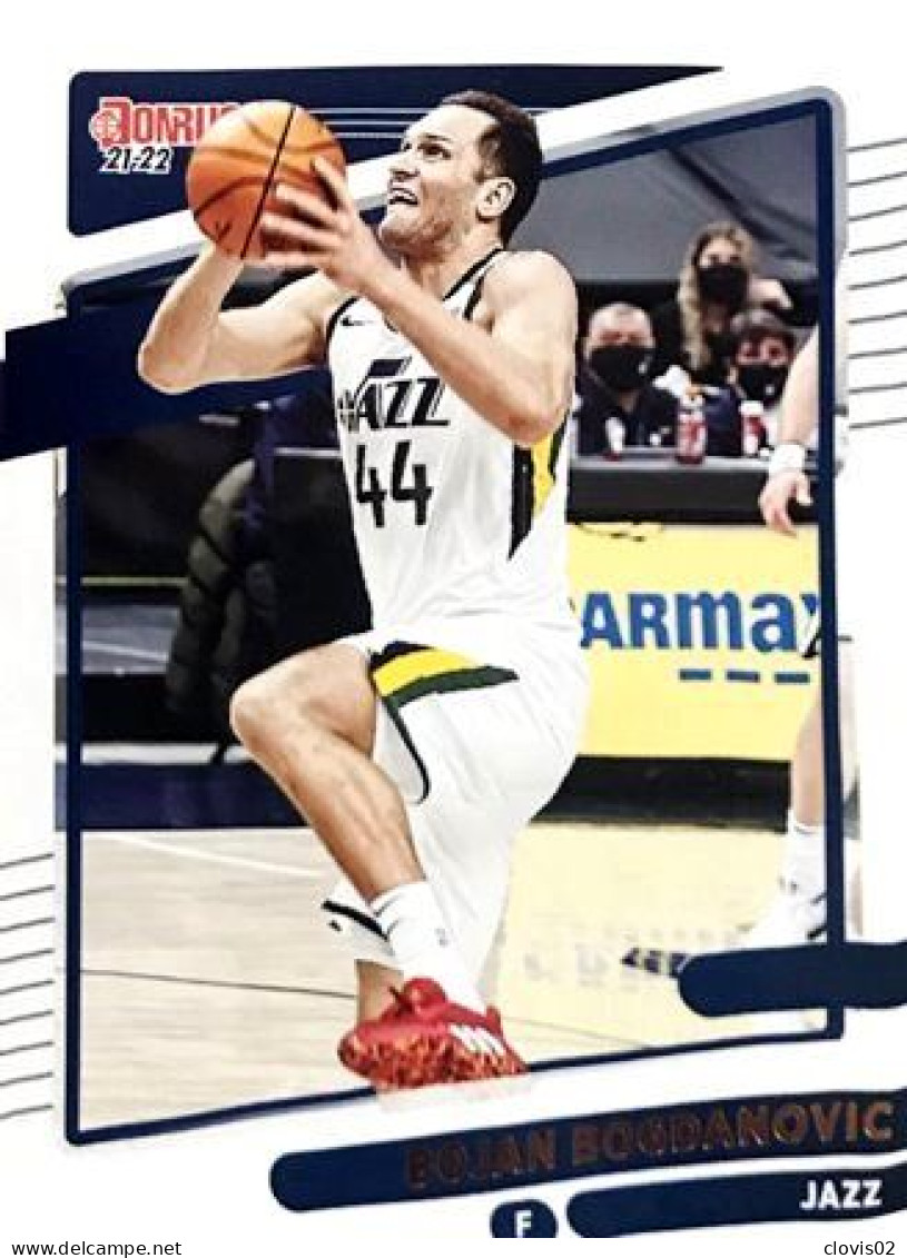 190 Bojan Bogdanovic - Utah Jazz - Carte Panini NBA Donruss 2021-2022 - Sonstige & Ohne Zuordnung