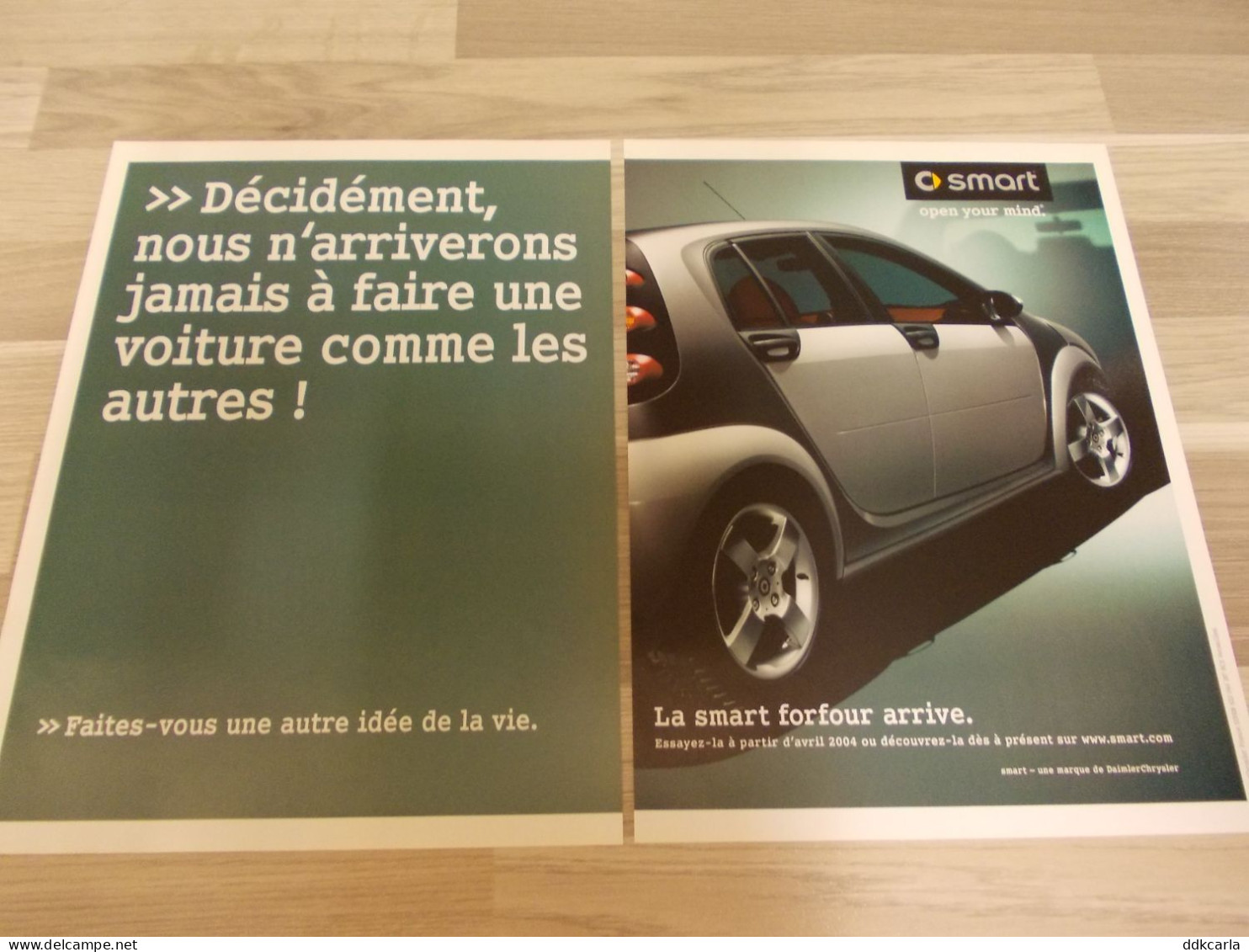 Reclame Advertentie Uit Oud Tijdschrift 2003 - Le Smart Forfour - Publicités