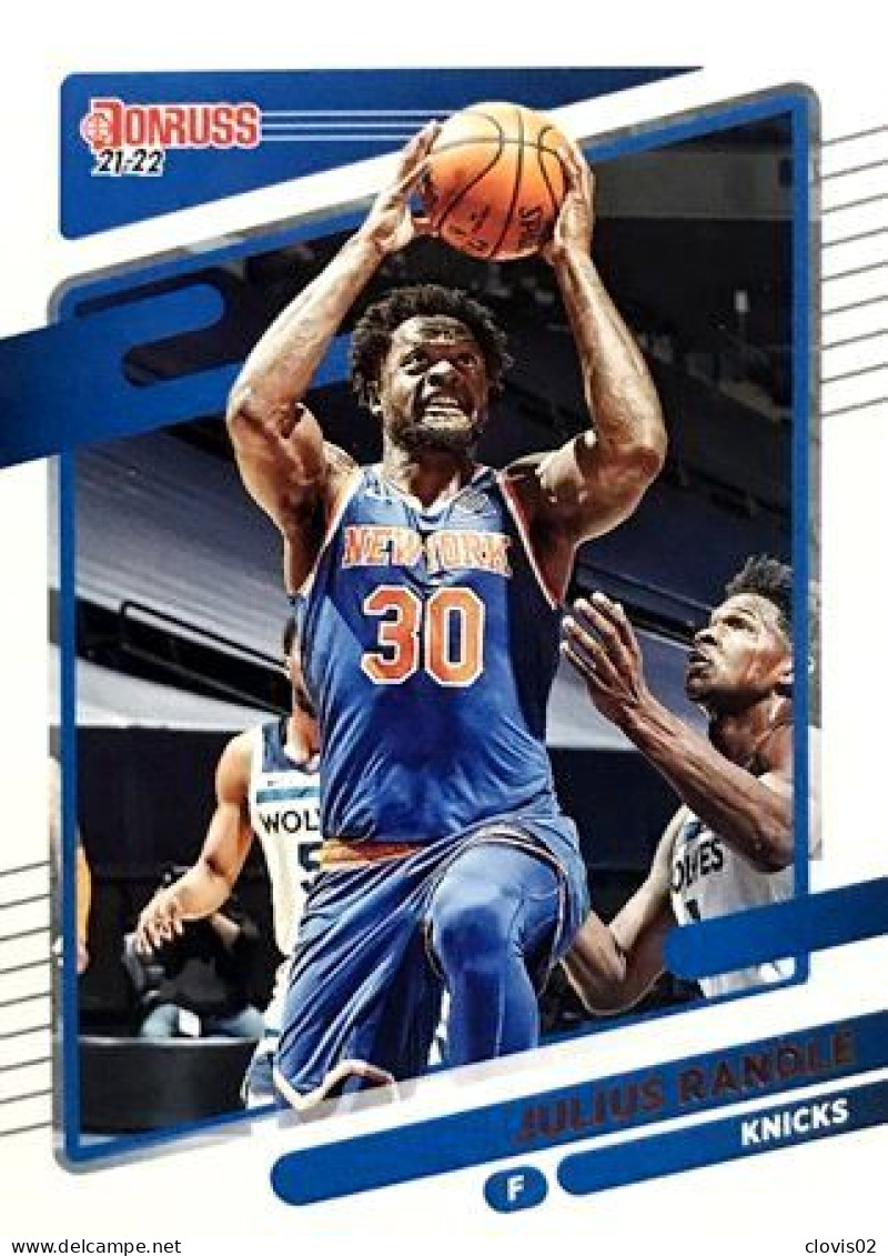 192 Julius Randle - New York Knicks - Carte Panini NBA Donruss 2021-2022 - Other & Unclassified