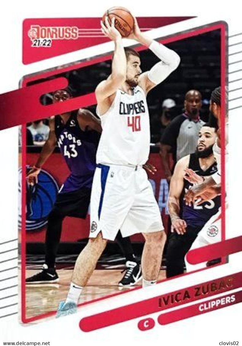 194 Ivica Zubac - Los Angeles Clippers - Carte Panini NBA Donruss 2021-2022 - Sonstige & Ohne Zuordnung