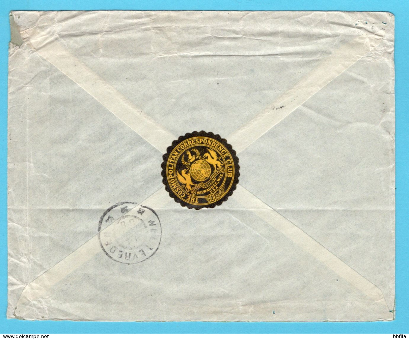 NEDERLANDS INDIË Brief 1908 Djombang Grootrond Naar USA - Indes Néerlandaises