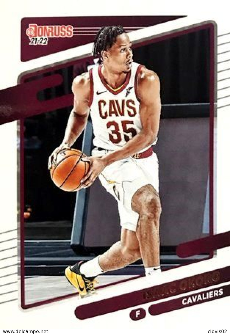 196 Isaac Okoro - Cleveland Cavaliers - Carte Panini NBA Donruss 2021-2022 - Autres & Non Classés
