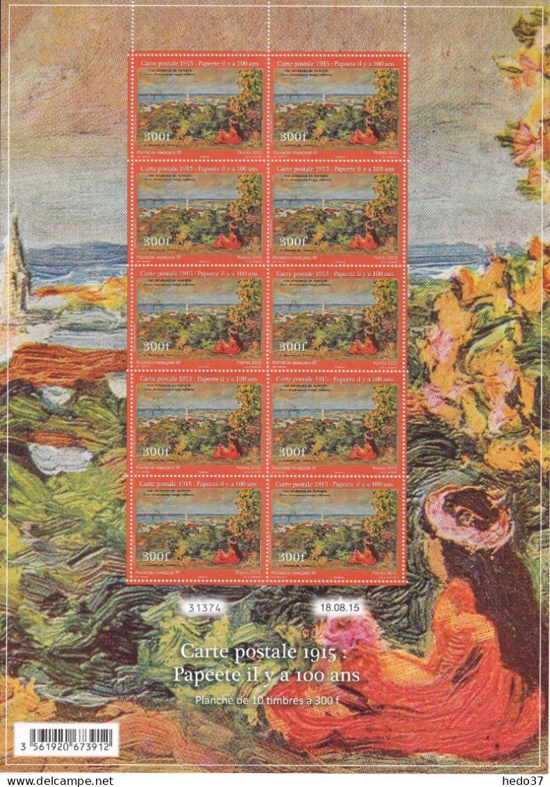 Polynésie N°1093 - Feuille Entière - Neuf ** Sans Charnière - TB - Unused Stamps