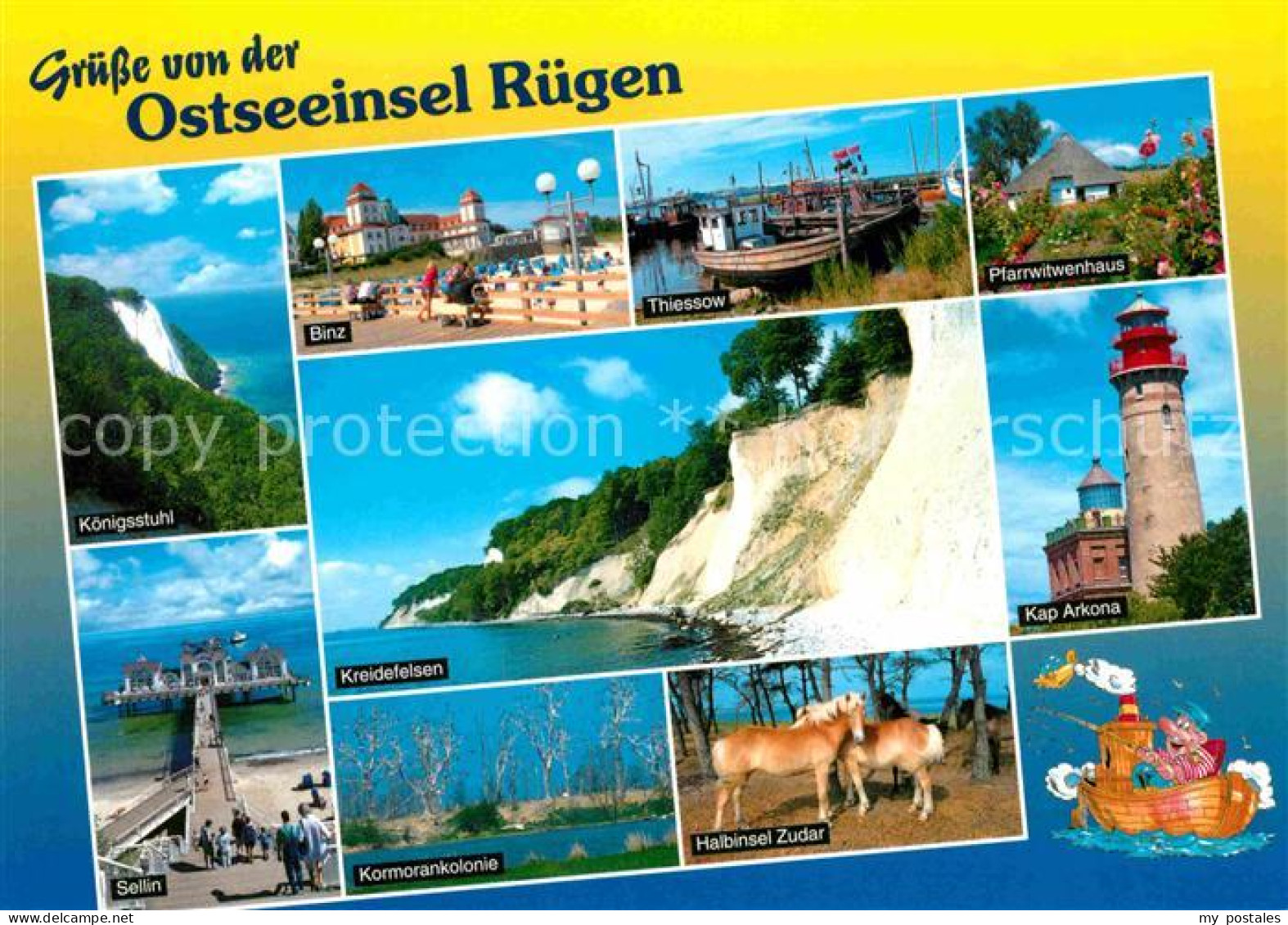 72711993 Insel Ruegen Koenigsstuhl Kreidefelsen Binz Thiessow Kap Arkona Leuchtt - Sonstige & Ohne Zuordnung