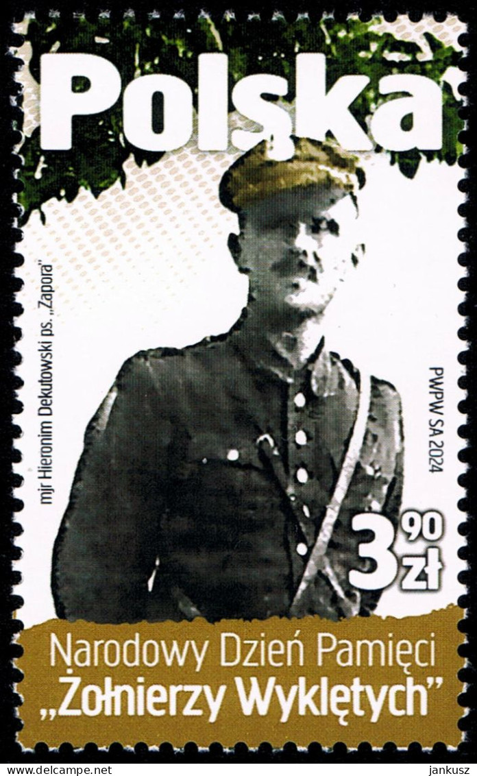 Poland 2024 Fi 5382 Mi 5532 National Day Of Remembrance Of Accursed Soldiers - Unused Stamps