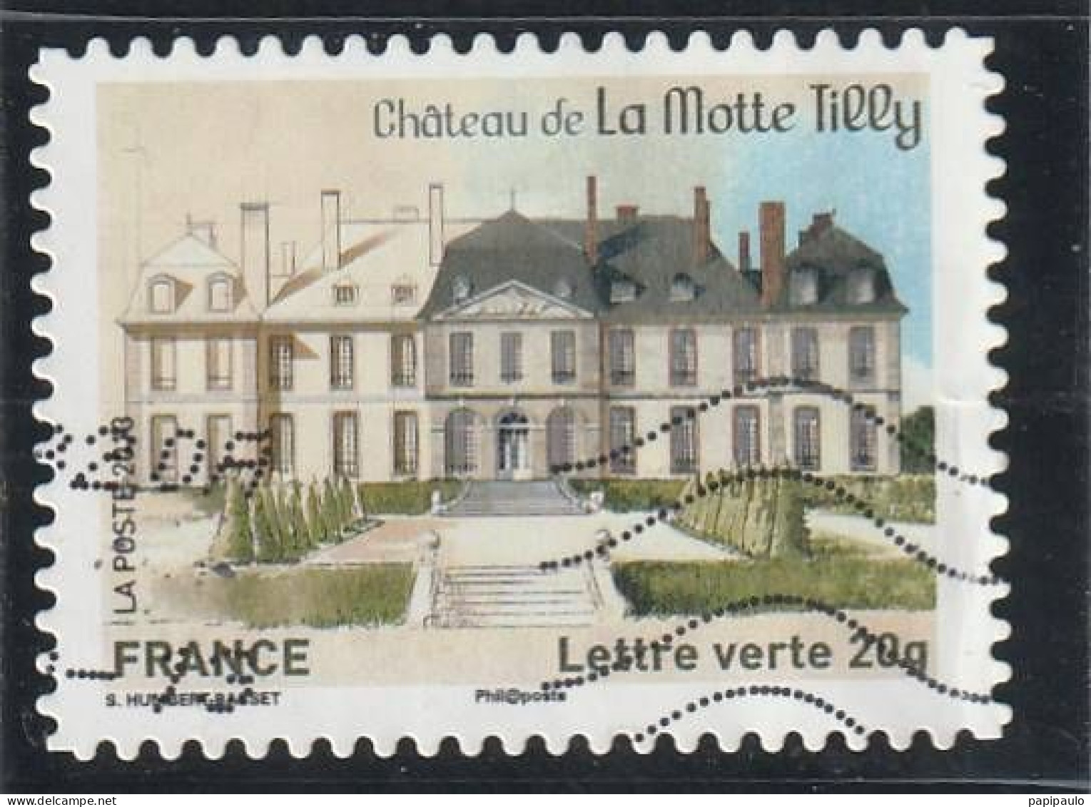 FRANCE 2013  Y&T 869    Lettre Verte 20g - Used Stamps