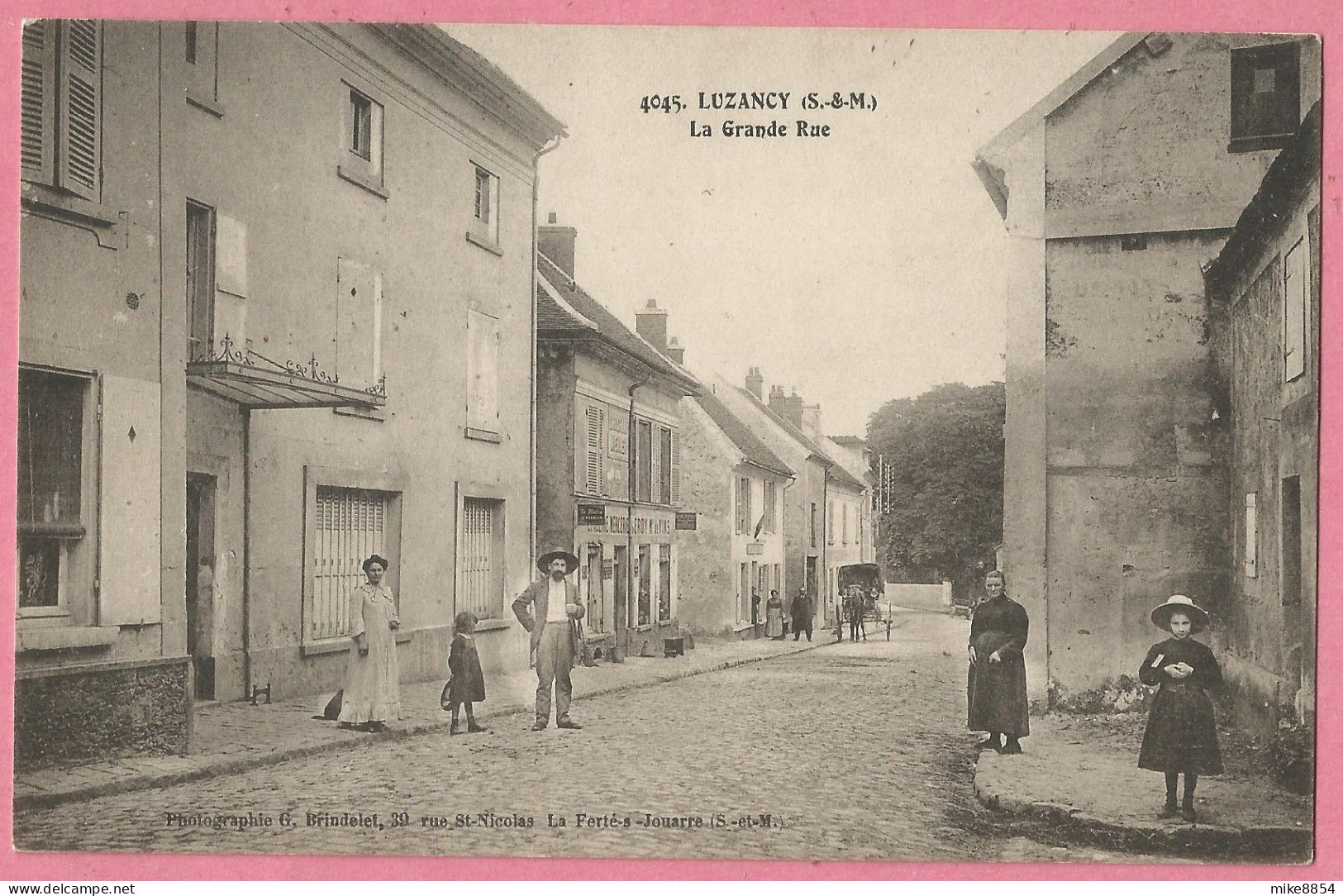 SAS0408  CPA  LUZANCY  (Seine Et Marne) La Grande Rue  ++++++ - Autres & Non Classés