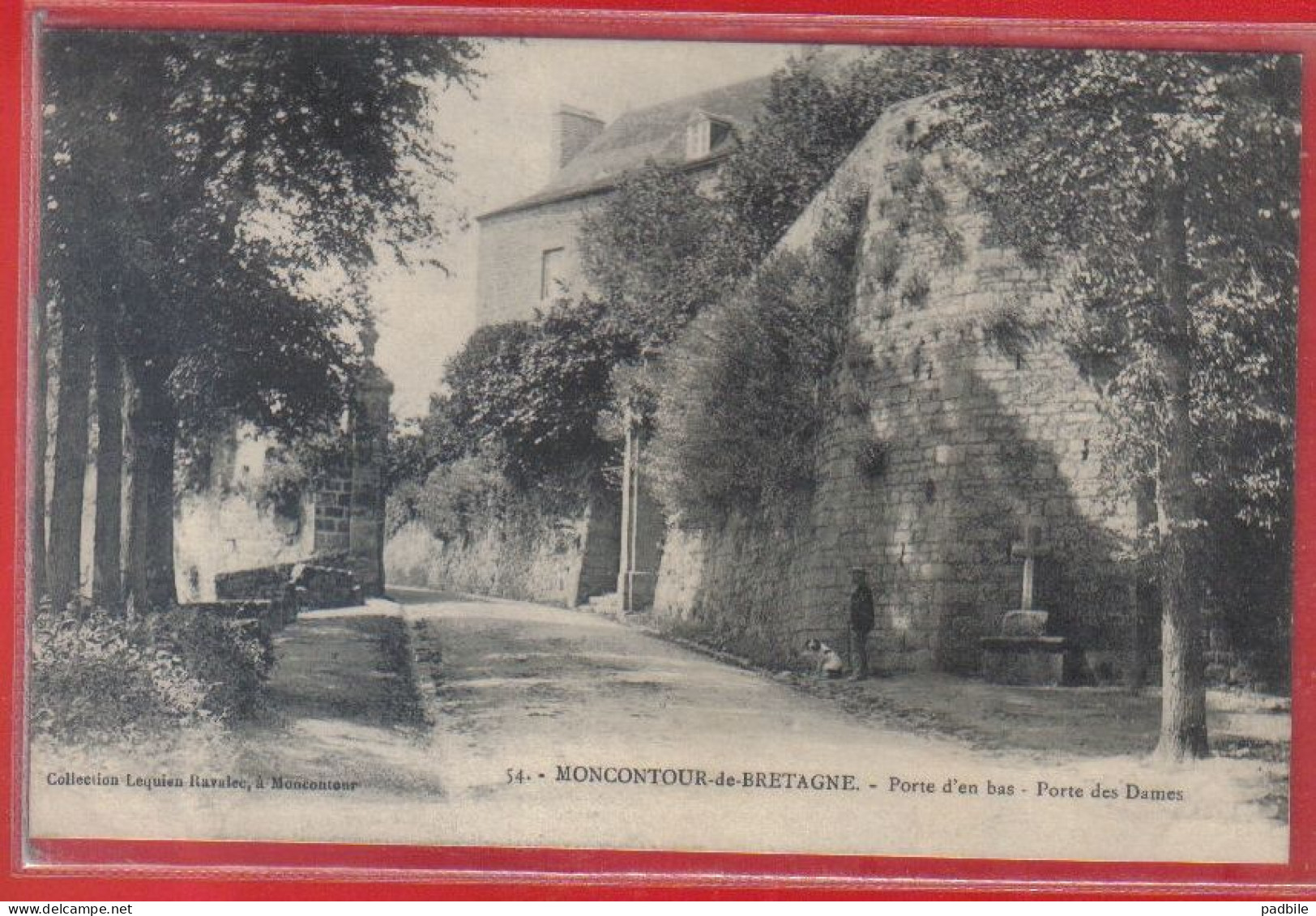 Carte Postale  22. Moncontour-de-Bretagne Porte Des Dames Très Beau Plan - Moncontour