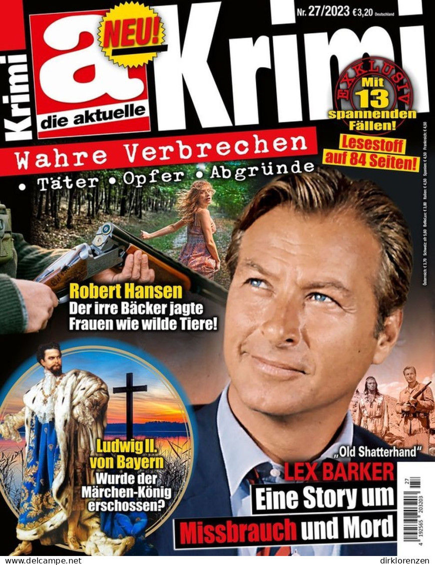 Die Aktuelle Krimi Magazine Germany 2023 #27 Lex Barker - Ohne Zuordnung