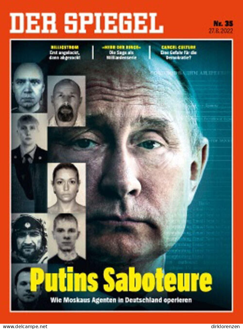Der Spiegel Magazine Germany 2022-35 Putin Agents - Ohne Zuordnung