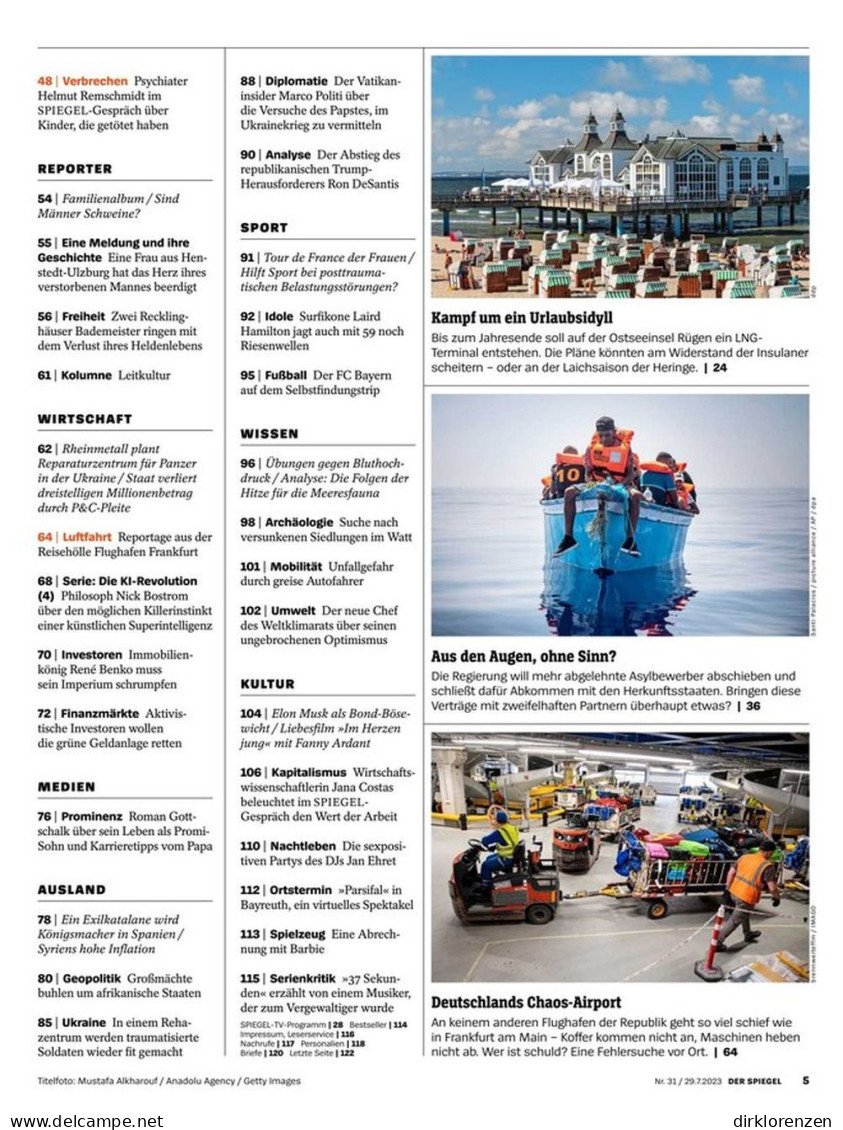 Der Spiegel Magazine Germany 2023-31 Israel - Ohne Zuordnung