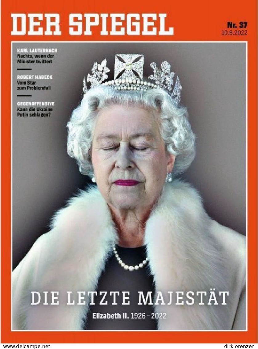 Der Spiegel Magazine Germany 2022-37 Queen Elizabeth II VERY GOOD - Ohne Zuordnung
