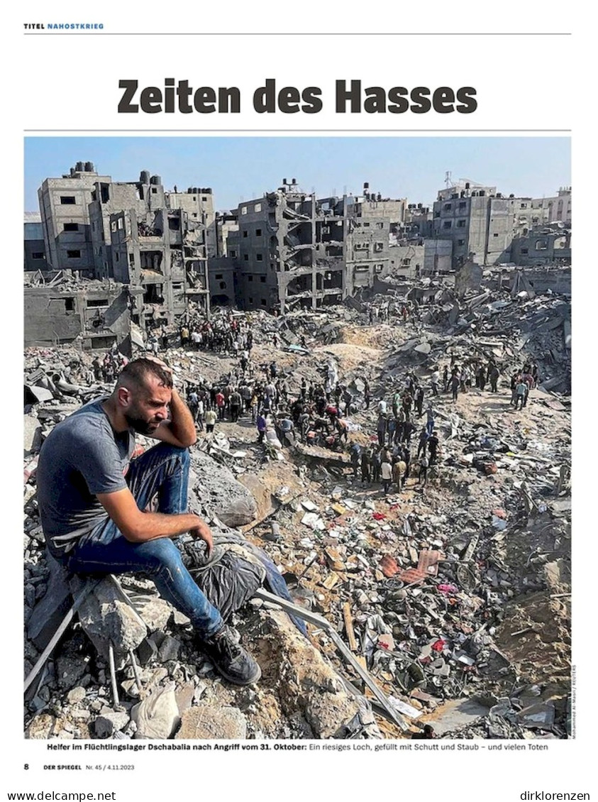 Der Spiegel Magazine Germany 2023-45 Gaza Nightmare Dolly Parton Sound Of Freedom