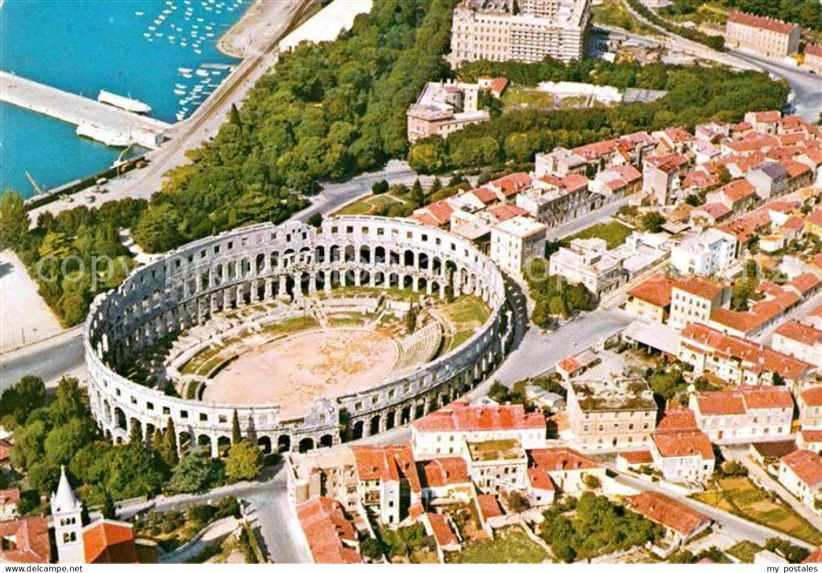 72711634 Pola Pula Croatia Arena Fliegeraufnahme  - Kroatien