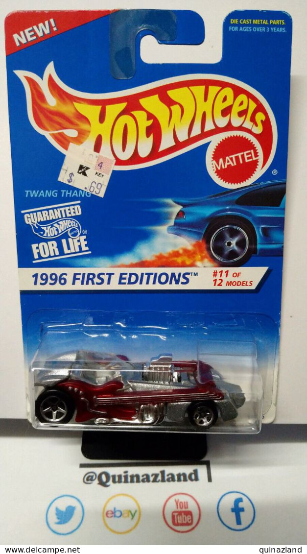 Hot Wheels First Editions Twang Thang 1996-376 (CP23) - HotWheels