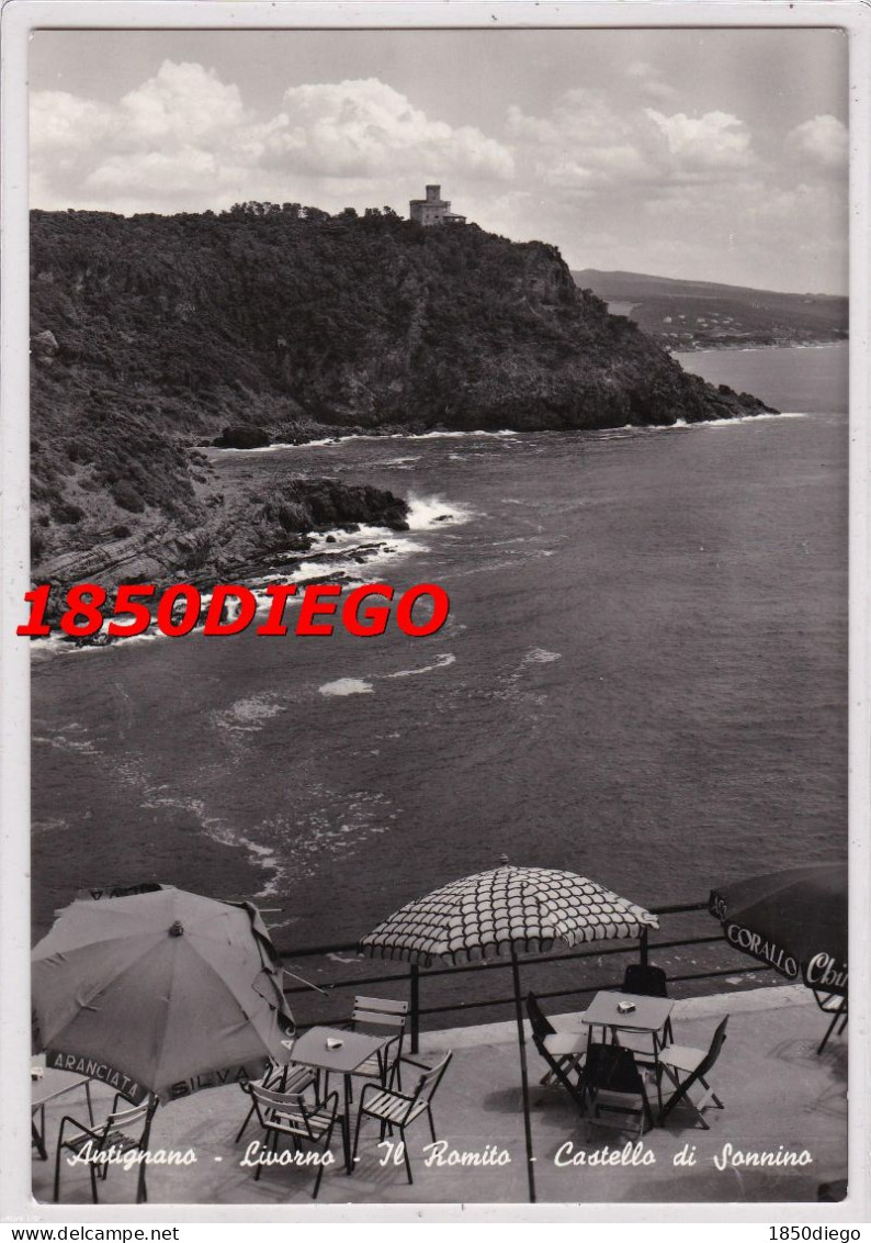 ANTIGNANO - IL ROMITO - IL CASTELLO SONNINO F/GRANDE VIAGGIATA 1958 - Livorno