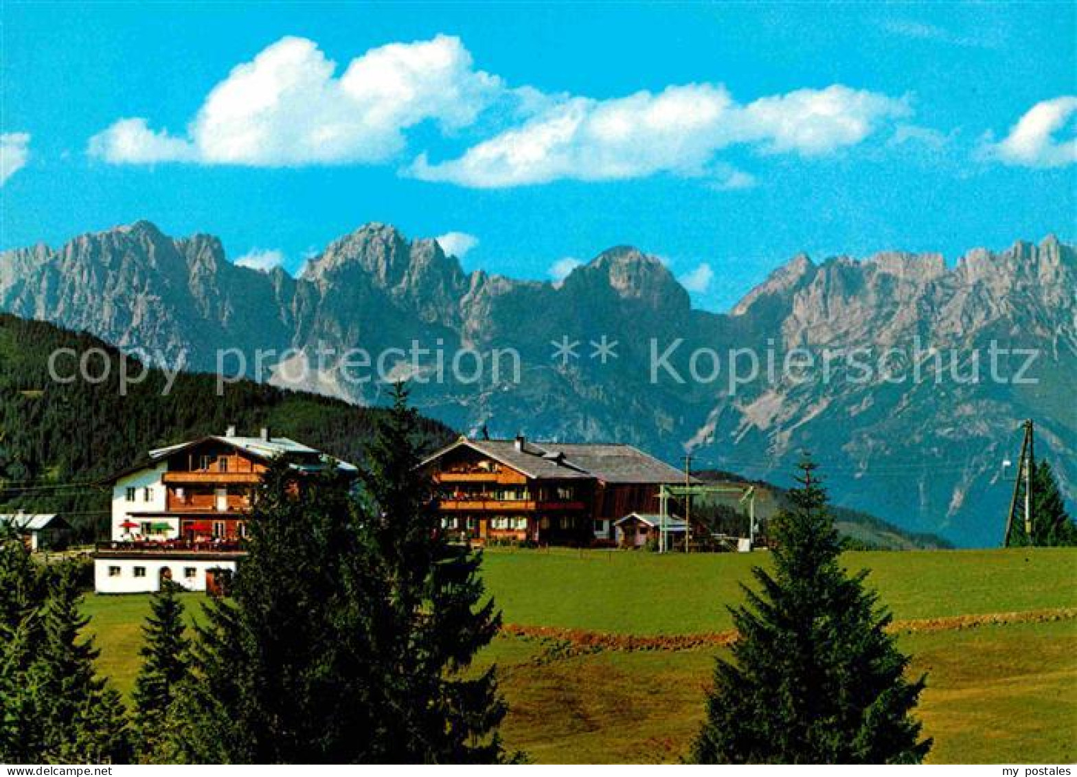 72711586 Kirchberg Tirol Alpengasthof Maierl Gegen Wilden Kaiser Kaisergebirge K - Otros & Sin Clasificación