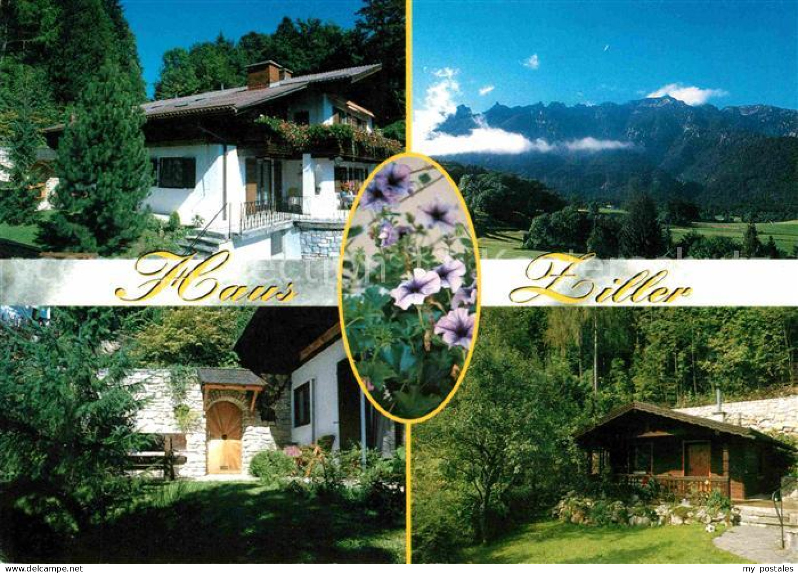 72711568 Grossgmain Gaestehaus Pension Haus Ziller Panorama Blick Auf Lattengebi - Bad Reichenhall