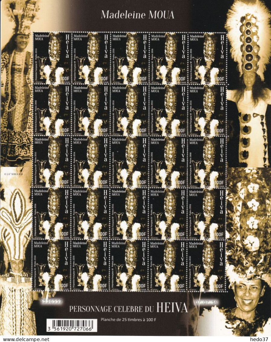 Polynésie N°1126/1127 - Feuille Entière - Neuf ** Sans Charnière - TB - Unused Stamps