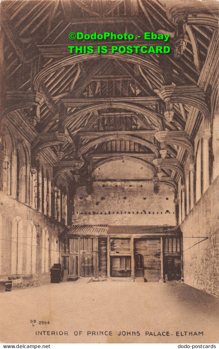 R421102 D. B. L. 2954. Interior Of Prince Johns Palace. Eltham. 1932 - Wereld