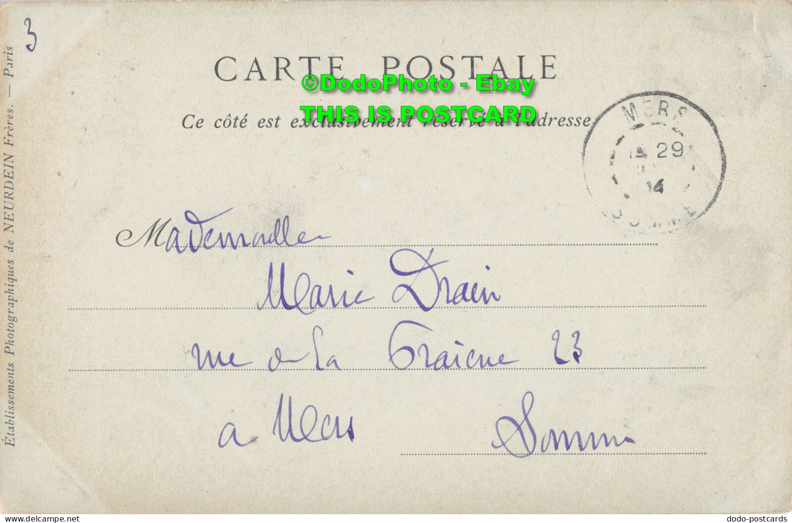 R421313 Eu. Porte Interieure Du College. Collections ND. Phot. 1904. Neurdein Fr - Wereld