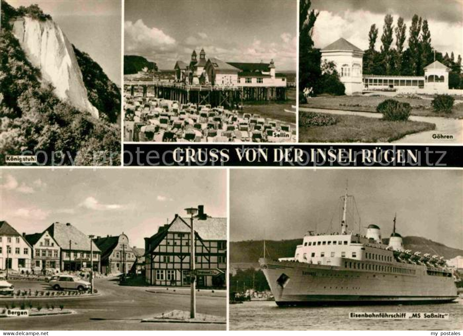 72711497 Insel Ruegen Koenigstuhl Kreidefelsen Sellin Seebruecke Goehren Kurhaus - Andere & Zonder Classificatie