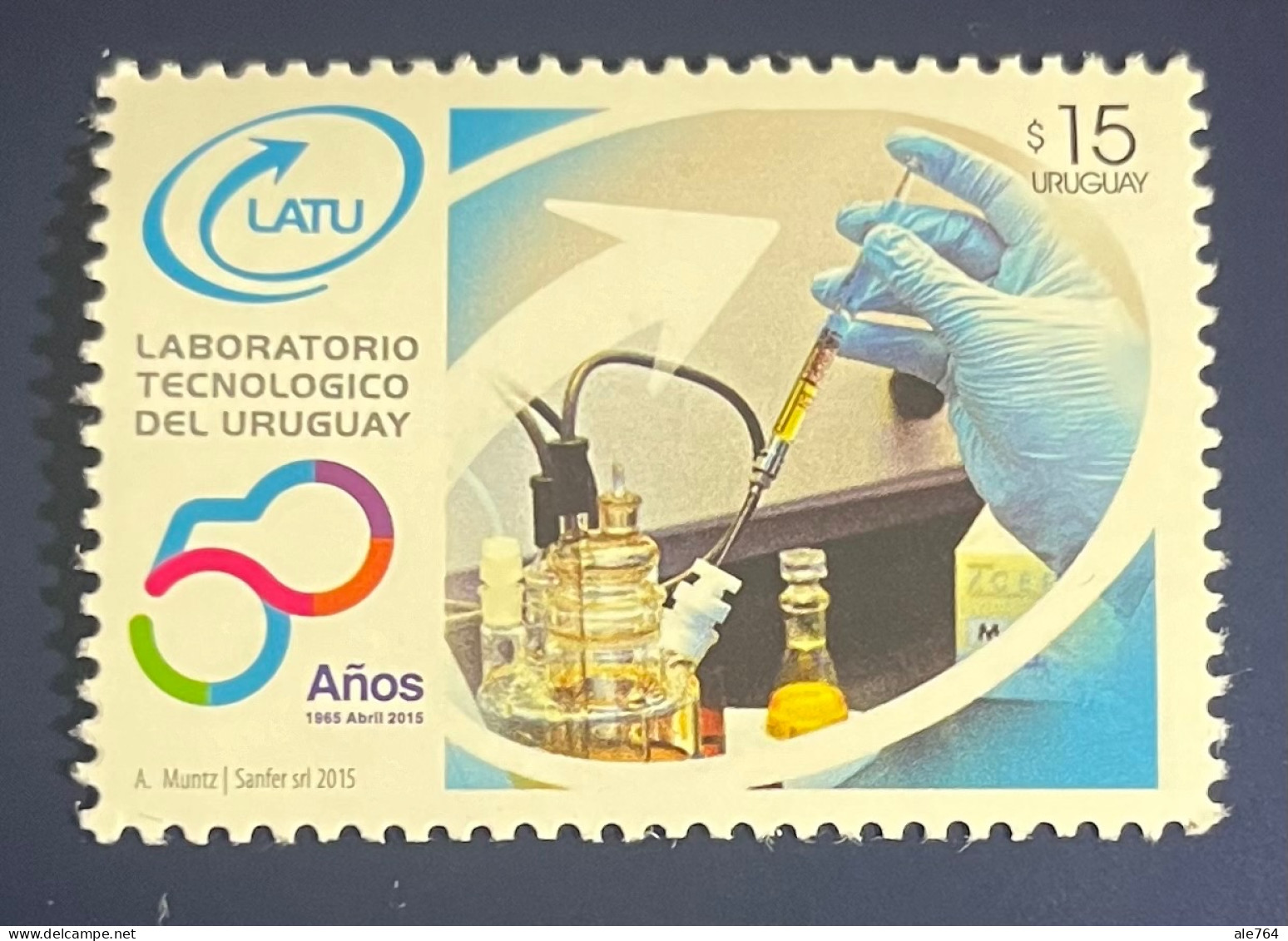 Uruguay 2015 Technological Laboratory Of Uruguay (LATU), Sc 2517, MNH. - Uruguay