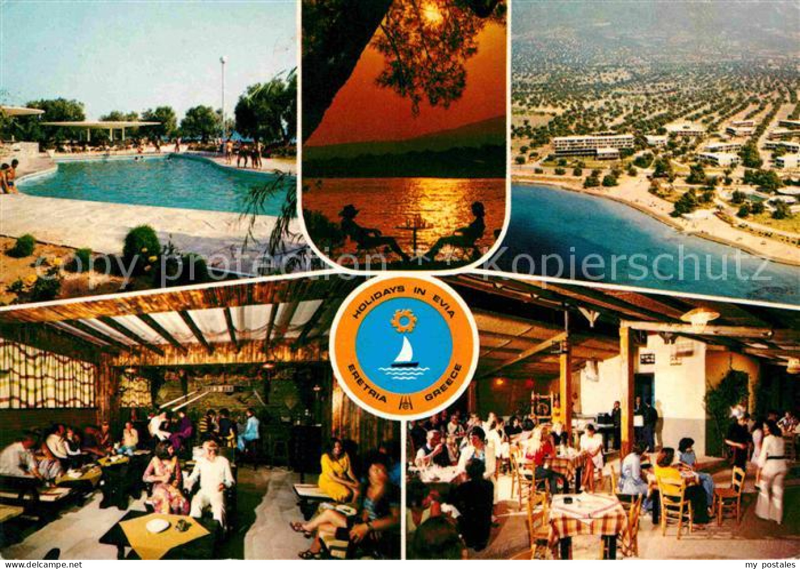 72710931 Eretria Evia Hotel Resort Eretria Evia Fliegeraufnahme Bar Restaurant I - Greece