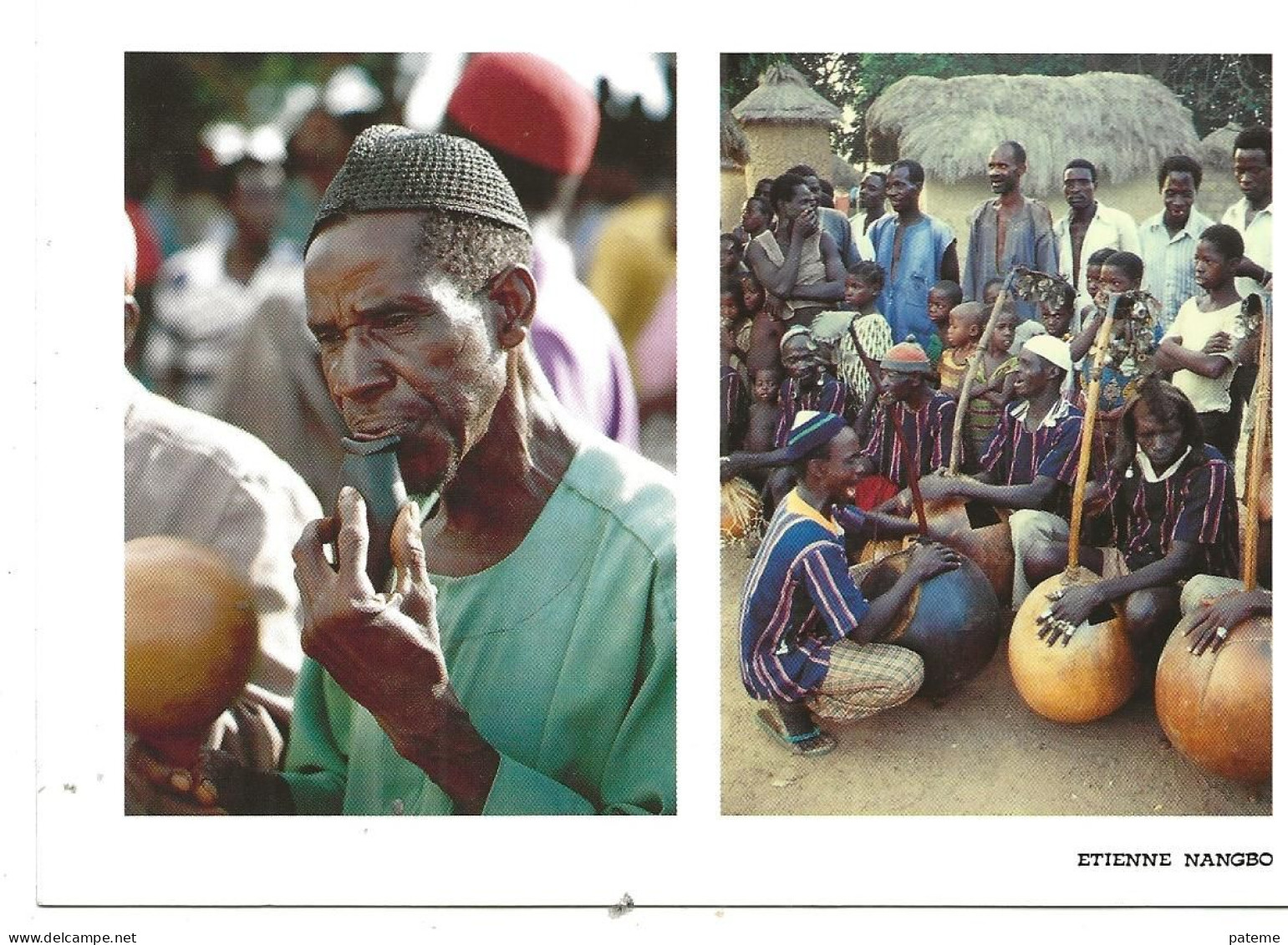 Photographie Etienne Nango Cote D'ivoire Les Fanicos  Musiciens Du Nord Village Lacustre - Photographie