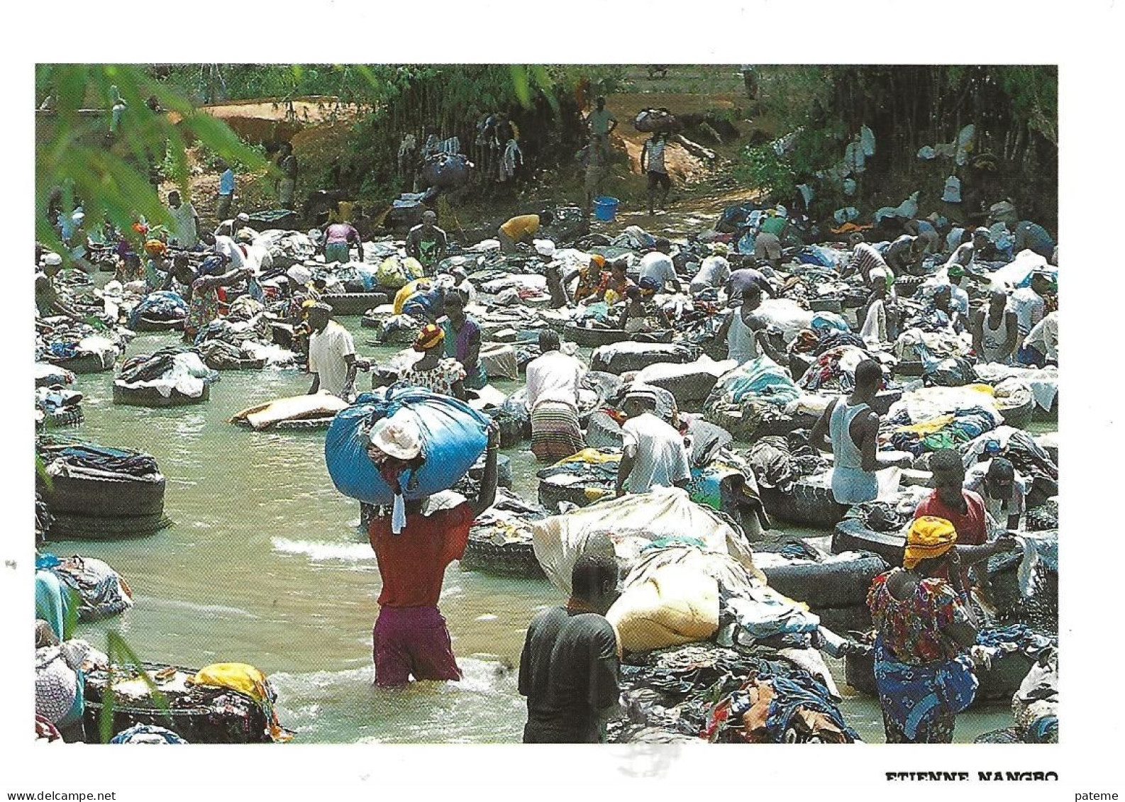 Photographie Etienne Nango Cote D'ivoire Les Fanicos  Musiciens Du Nord Village Lacustre - Photographie