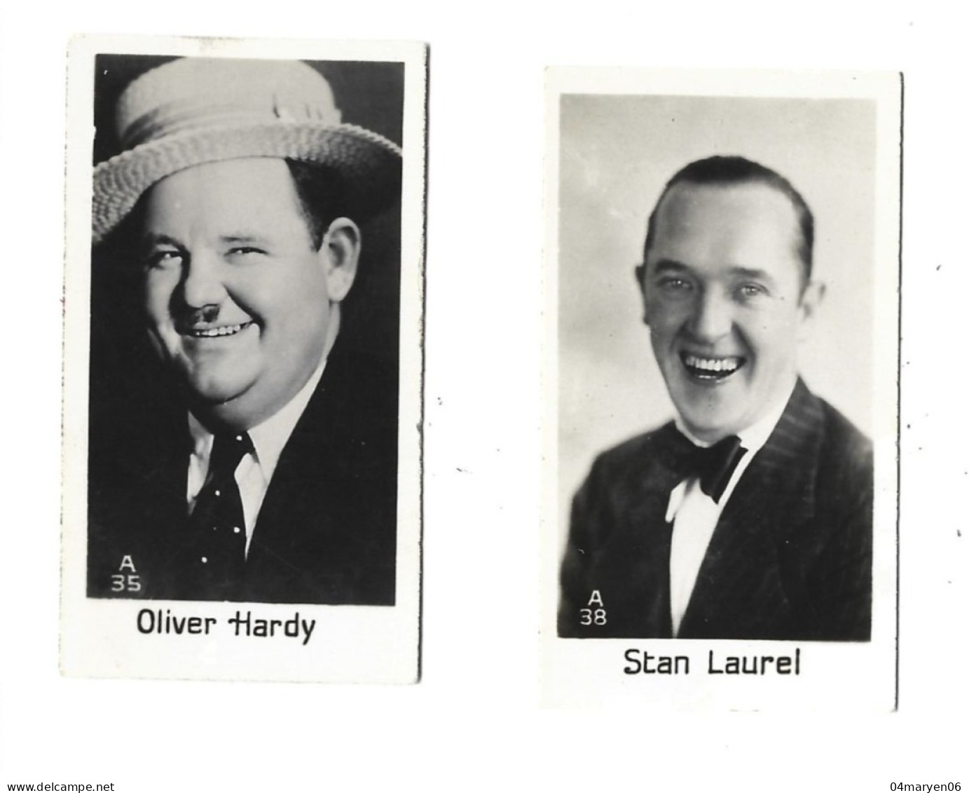 ***   2 X  STAN  LAUREL  &  OLIVER  HARDY   ***   -  VARIA / DIVERS  -  Zie / Voir / See / Scan's - Foto