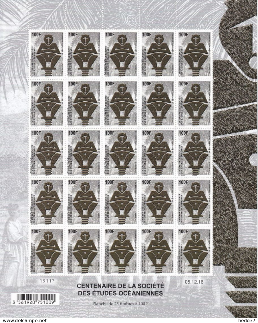 Polynésie N°1145 - Feuille Entière - Neuf ** Sans Charnière - TB - Unused Stamps