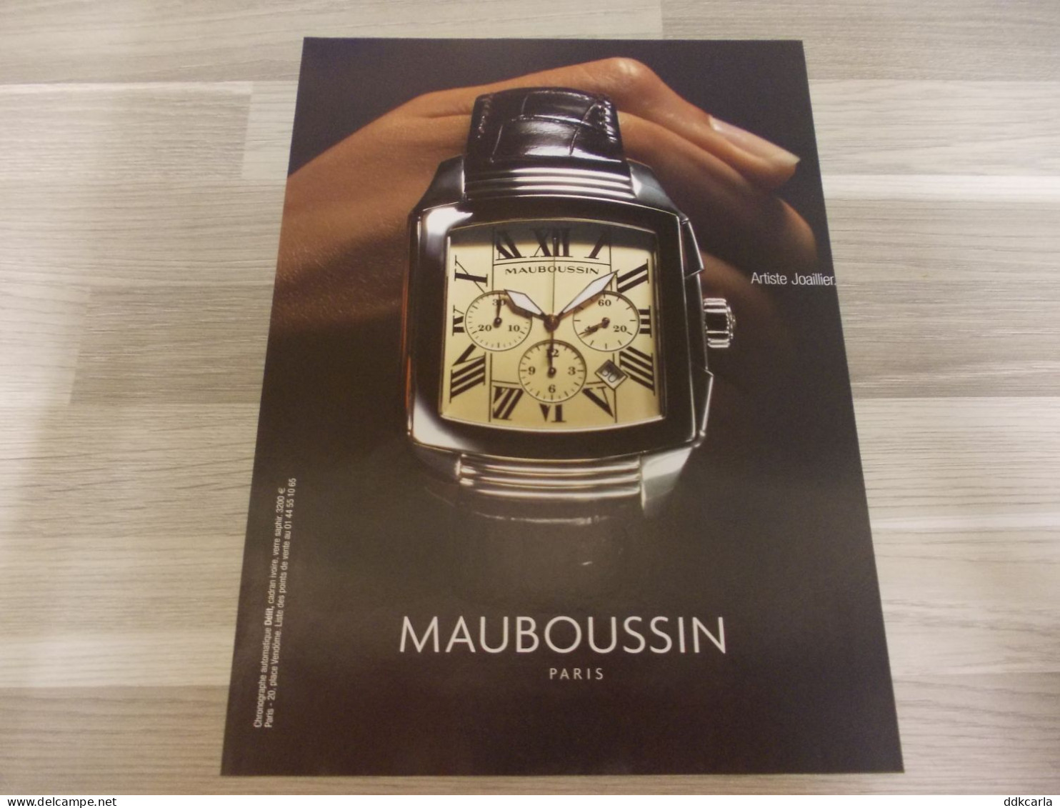 Reclame Advertentie Uit Oud Tijdschrift 2003 - Mauboussin Paris - Montres - Watches - Publicités