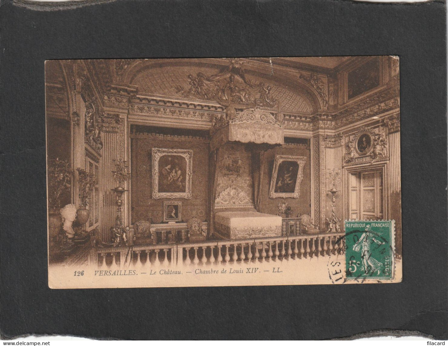 129043           Francia,     Versailles,   Le  Chateau,  Chambre  De  Louis  XIV,   VG   1913 - Versailles (Château)