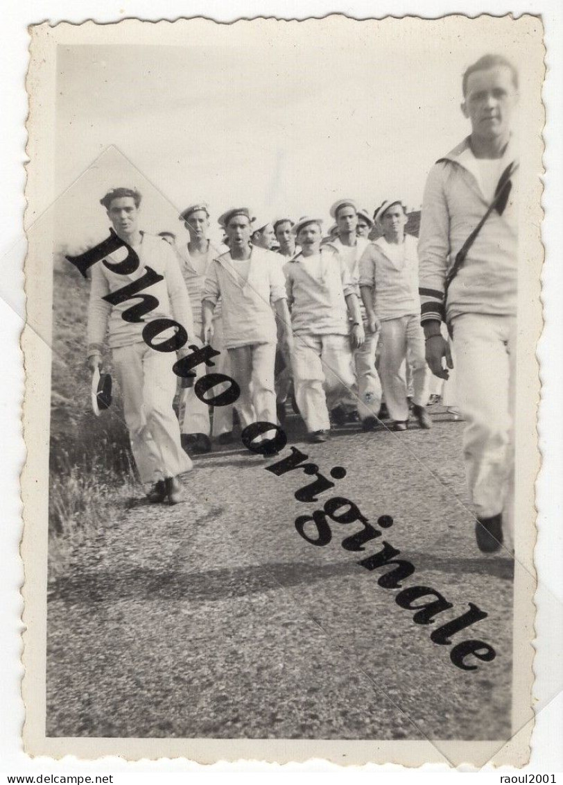 Photo Originale - Marins Militaires Armée Guerre - Lieu Et Année à Identifier - Guerre, Militaire