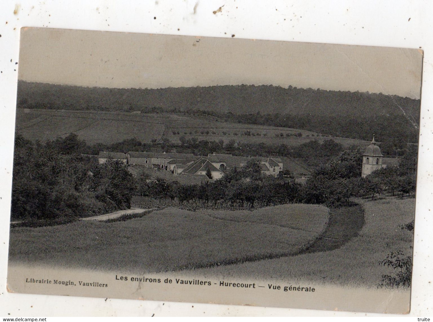 LES ENVIRONS DE VAUVILLERS HURECOURT VUE GENERALE ( CARTE GLACEE ) - Autres & Non Classés