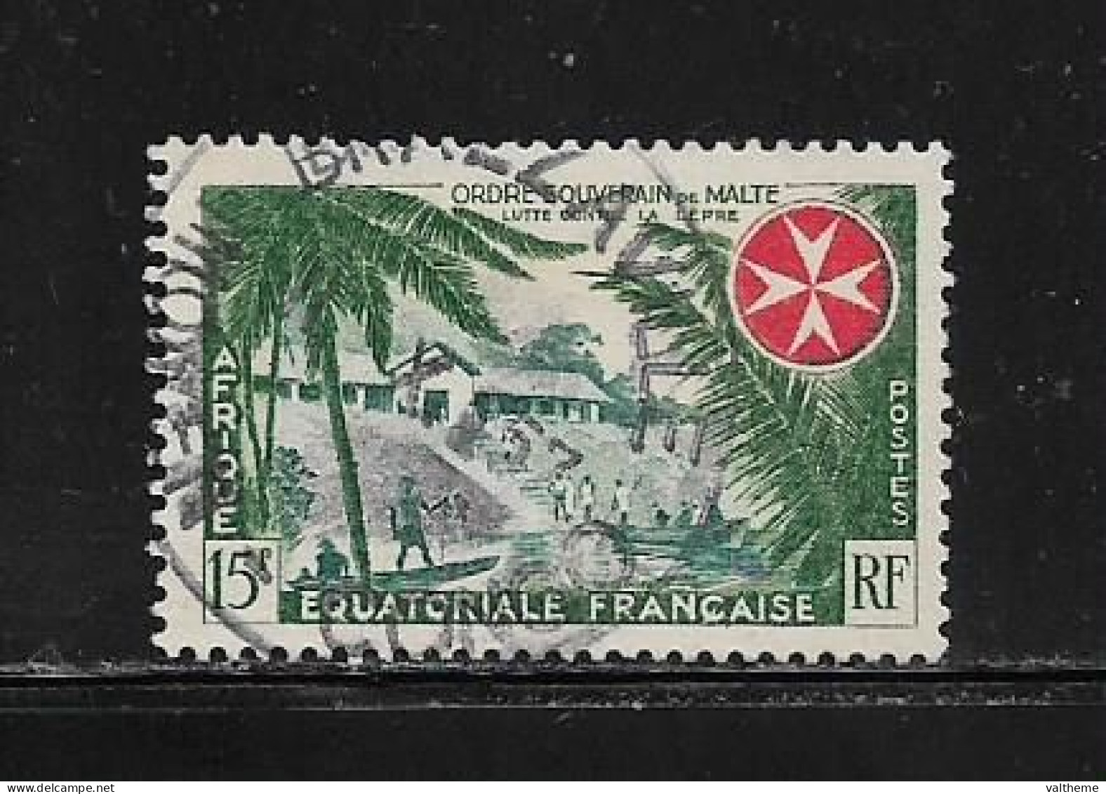 A.E.F.  (  DIV - 605 )   1957   N° YVERT ET TELLIER  N° 237 - Usati